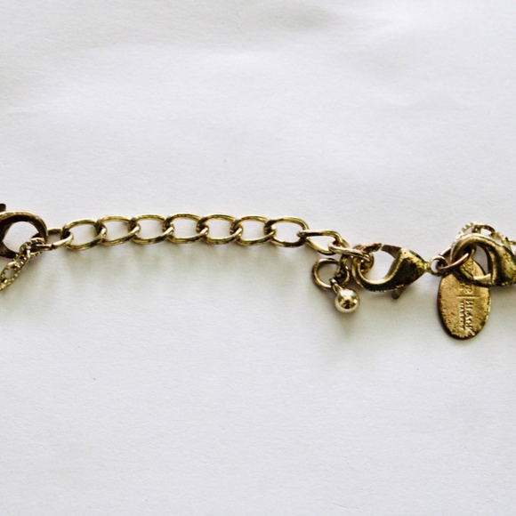 White House/Black Market Necklace Gold-Tone, Red, Black, & Clear - Picture 6 of 8